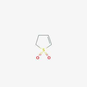 molecular formula C4H6O2S B074619 2,3-Dihydrothiophene 1,1-dioxide CAS No. 1192-16-1