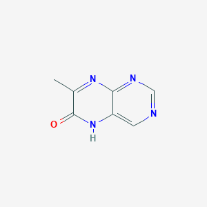 molecular formula C7H6N4O B074623 7-Methyl-6(5H)-pteridinone CAS No. 1128-60-5