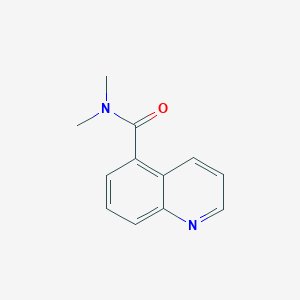 molecular formula C12H12N2O B7463824 N,N-dimethylquinoline-5-carboxamide 