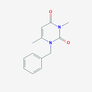 molecular formula C13H14N2O2 B7463924 1-Benzyl-3,6-dimethylpyrimidine-2,4-dione 