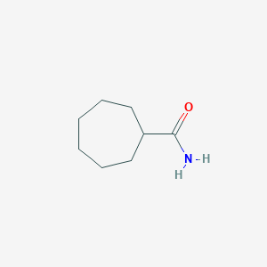 molecular formula C8H15NO B074654 环庚烷甲酰胺 CAS No. 1459-39-8