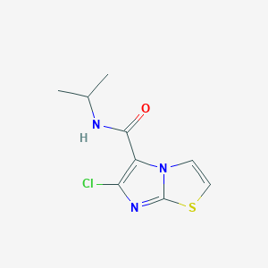 6-chloro-N-propan-2-ylimidazo[2,1-b][1,3]thiazole-5-carboxamide