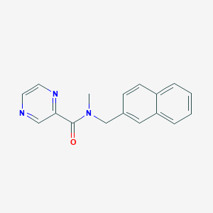N-methyl-N-(naphthalen-2-ylmethyl)pyrazine-2-carboxamide