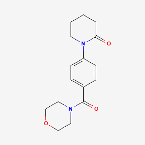 1-[4-(Morpholine-4-carbonyl)phenyl]piperidin-2-one