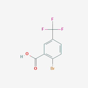 molecular formula C8H4BrF3O2 B074667 2-溴-5-(三氟甲基)苯甲酸 CAS No. 1483-56-3