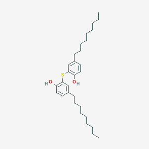 molecular formula C30H46O2S B074674 2,2'-Thiobis(4-nonylphenol) CAS No. 1258-75-9
