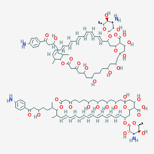 molecular formula C116H168N4O36 B074677 Hachimycin CAS No. 1394-02-1
