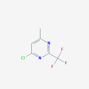 molecular formula C6H4ClF3N2 B074691 4-Chloro-6-methyl-2-trifluoromethylpyrimidine CAS No. 1582-25-8