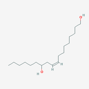 molecular formula C18H36O2 B074700 (Z)-9-Octadecene-1,12-diol CAS No. 1577-55-5
