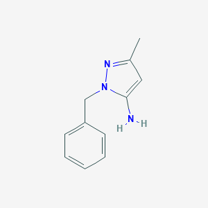 molecular formula C11H13N3 B074709 1-苄基-3-甲基-1H-吡唑-5-胺 CAS No. 1134-82-3