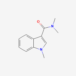 molecular formula C12H14N2O B7471194 N,N,1-Trimethyl-1H-indole-3-carboxamide 