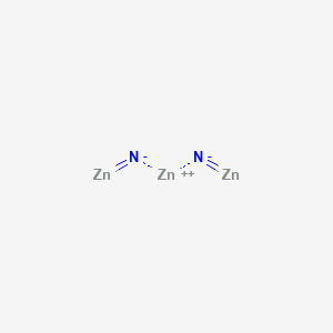 molecular formula Zn3N2<br>N2Zn3 B074714 Zinc nitride CAS No. 1313-49-1