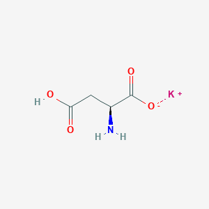 molecular formula C4H6KNO4 B074719 L-Aspartic acid, monopotassium salt CAS No. 1115-63-5