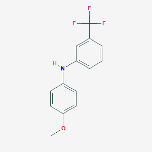 molecular formula C14H12F3NO B074720 N-(4-Methoxyphenyl)-3-(trifluoromethyl)aniline CAS No. 1494-26-4