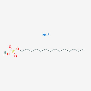 molecular formula C14H30NaO4S+ B074730 Sodium tetradecyl sulfate CAS No. 1191-50-0
