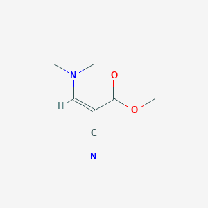 molecular formula C7H10N2O2 B074732 Methyl 2-cyano-3-(dimethylamino)acrylate CAS No. 1187-27-5