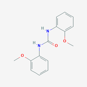molecular formula C15H16N2O3 B074739 1,3-Bis(2-methoxyphenyl)urea CAS No. 1226-63-7