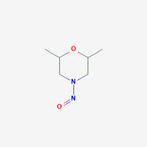 molecular formula C6H12N2O2 B074740 Morpholine, 2,6-dimethyl-4-nitroso- CAS No. 1456-28-6