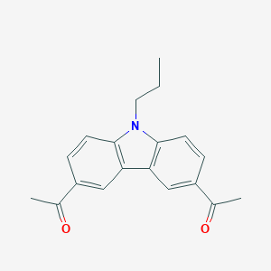 molecular formula C19H19NO2 B074741 3,6-Diacetyl-9-propyl-9H-carbazole CAS No. 1483-96-1