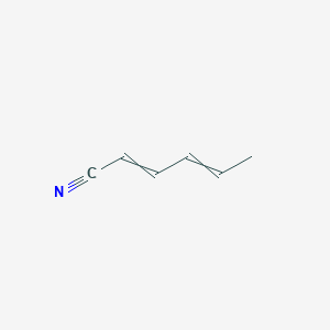 molecular formula C6H7N B074743 2,4-Hexadienenitrile CAS No. 1516-01-4
