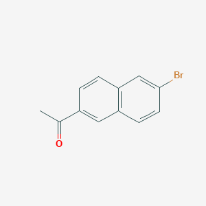 molecular formula C12H9BrO B074744 1-(6-Bromonaphthalen-2-yl)ethanone CAS No. 1590-25-6