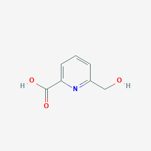 molecular formula C7H7NO3 B074752 6-(Hydroxymethyl)picolinic acid CAS No. 1197-10-0