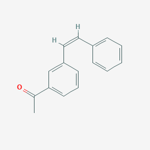 molecular formula C16H14O B074753 Methyl styrylphenyl ketone CAS No. 1322-90-3