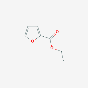 molecular formula C7H8O3 B074758 2-呋喃甲酸乙酯 CAS No. 1335-40-6