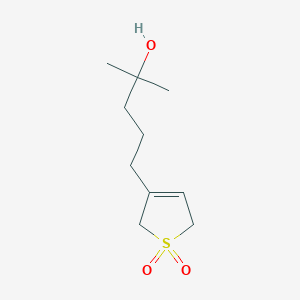 molecular formula C10H18O3S B074774 Myrcenol sulfone CAS No. 1135-22-4
