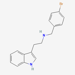molecular formula C17H17BrN2 B7478057 N-(4-bromobenzyl)-2-(1H-indol-3-yl)ethanamine 