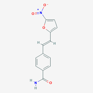 5-Nitro-2-(p-carbamoylstyryl)furan