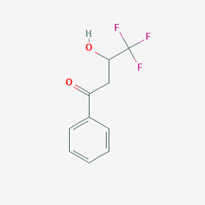 molecular formula C10H9F3O2 B074787 4,4,4-三氟-3-羟基-1-苯基丁酮 CAS No. 1524-15-8