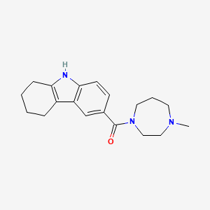 (4-methyl-1,4-diazepan-1-yl)-(6,7,8,9-tetrahydro-5H-carbazol-3-yl)methanone