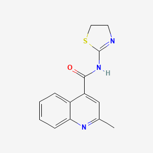 N-(4,5-dihydro-1,3-thiazol-2-yl)-2-methylquinoline-4-carboxamide