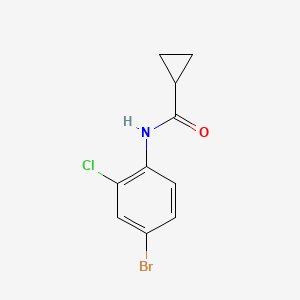 N-(4-bromo-2-chlorophenyl)cyclopropanecarboxamide