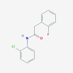 N-(2-chlorophenyl)-2-(2-fluorophenyl)acetamide