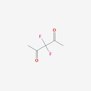 molecular formula C5H6F2O2 B074805 3,3-Difluoropentane-2,4-dione CAS No. 1547-51-9