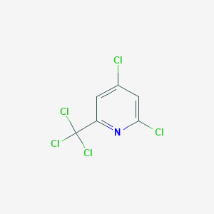 molecular formula C6H2Cl5N B074809 2,4-Dichloro-6-(trichloromethyl)pyridine CAS No. 1129-19-7