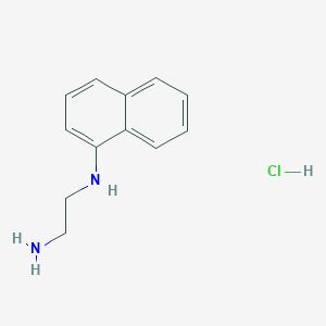 molecular formula C12H16Cl2N2 B074812 N-(1-Naphthyl)ethylenediamine dihydrochloride CAS No. 1465-25-4