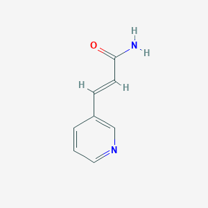 molecular formula C8H8N2O B074821 3-(Pyridin-3-yl)prop-2-enamide CAS No. 1126-73-4