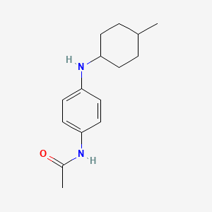 molecular formula C15H22N2O B7482149 N-[4-[(4-methylcyclohexyl)amino]phenyl]acetamide 