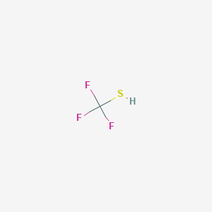 molecular formula CHF3S B074822 Trifluoromethanethiol CAS No. 1493-15-8