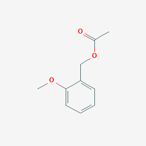 molecular formula C10H12O3 B074824 (2-Methoxyphenyl)methyl acetate CAS No. 1331-83-5
