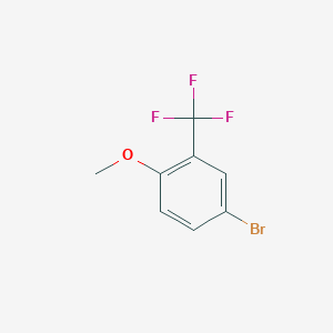 molecular formula C8H6BrF3O B074828 4-Bromo-1-methoxy-2-(trifluoromethyl)benzene CAS No. 1514-11-0