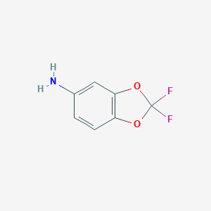 molecular formula C7H5F2NO2 B074831 2,2-Difluorobenzo[d][1,3]dioxol-5-amine CAS No. 1544-85-0