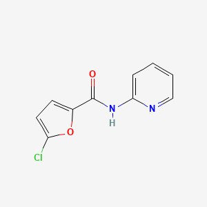 molecular formula C10H7ClN2O2 B7483253 5-chloro-N-pyridin-2-ylfuran-2-carboxamide 