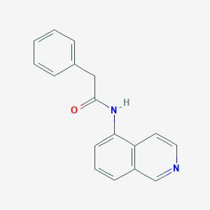 molecular formula C17H14N2O B7483392 N-isoquinolin-5-yl-2-phenylacetamide 