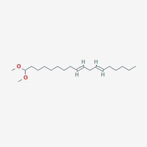 molecular formula C20H38O2 B074835 (6E,9E)-18,18-dimethoxyoctadeca-6,9-diene CAS No. 1599-51-5