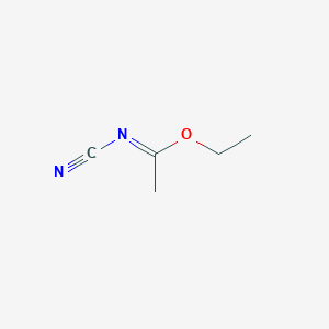 molecular formula C5H8N2O B074839 Ethyl N-cyanoacetimidate CAS No. 1558-82-3