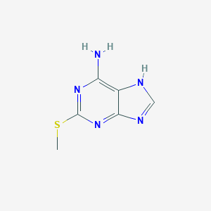 molecular formula C6H7N5S B074841 2-Methylthioadenine CAS No. 1198-83-0